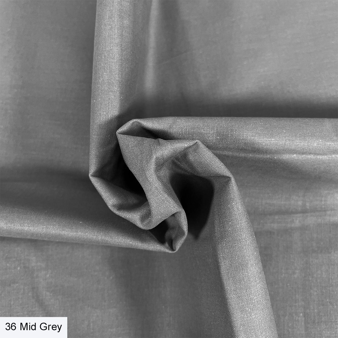 Cotton Organic Solids - Mid Grey - by Make + Believe - Quilting Cotton ...
