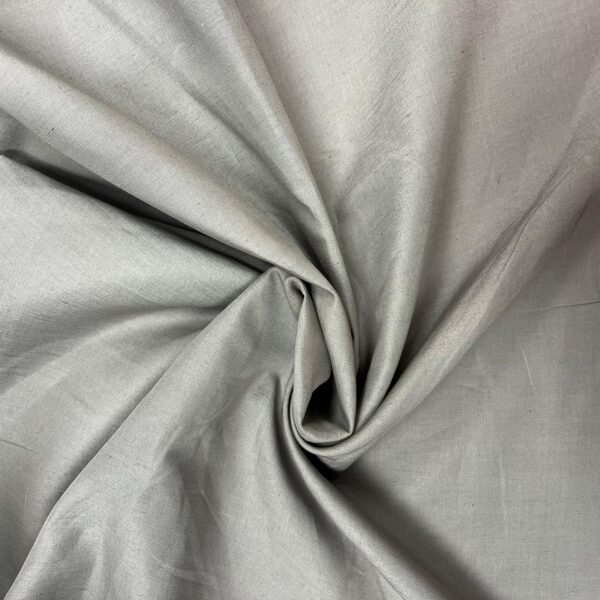 Gray Rattan Linen Linen Cotton Blend Fabric - Soft Grey - Creations Store UK
